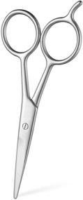 img 4 attached to 💈 HAWATOUR Stainless Steel Beard Scissors for Precision Grooming of Beard, Mustache, Eyebrow, and Nose Hair