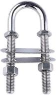 🔒 stainless steel u-bolt marine tie down eye, 4-1/2" long, for securing stock boat stern/bow - marinebaby 3/8" логотип