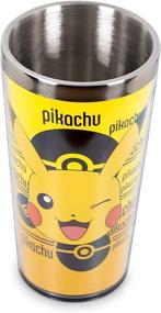 img 2 attached to 🔋 Pikachu Pokemon Travel Mug Featuring Stainless Steel Lid