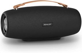 img 4 attached to 🔊 ZEALOT 75W Портативные Bluetooth-колонки: Мощная технология BassUp, Водонепроницаемые на открытом воздухе колонки с аккумулятором 14,400 мАч - 50 часов воспроизведения, Эквалайзер, Стерео, Вечеринка, Пляжные беспроводные колонки