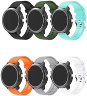 📱 junboer 20mm quick release silicone replacement strap for garmin vivoactive 3/forerunner 645/galaxy active 2 40 44mm/galaxy watch 3 41mm/samsung galaxy 42mm logo