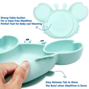 img 1 attached to Силиконовые посуда посуда для тренировкиattrib: https://www.shutterstock.com/image-photo/silicone-infant-tableware-training-utensils-copyspace-1726752617