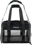 🐾 katziela deluxe quilted pet carrier for airplane travel - approved for dogs and cats logo