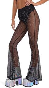 img 2 attached to IHeartRaves Unapologetic Rhinestone Bottoms Medium Women's Clothing