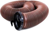 🚰 enhanced ez flush standard drain hose with t1024 adapter - 10" by valterra logo