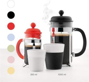 img 3 attached to ☕ Кофеварка BODUM Caffettiera "Французская пресса" на 3 чашки: белого цвета, 0,35 л, 12 унций – высокое качество заваривания