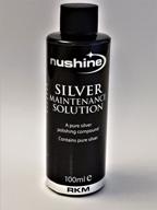 💎 3.4 oz nushine silver maintenance solution - features pure silver ideal for reviving worn silver logo