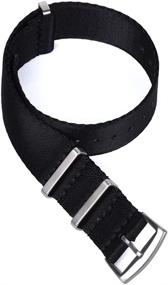 img 4 attached to JWNSPA Military Watch Strap Straps Men's Watches