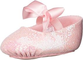 img 4 attached to 👶 Adorable Dance Class Sparkle Baby Ballet Flat for Infants, Toddlers, and Little Kids