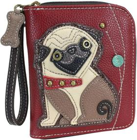 img 3 attached to Chala Zip Around Wristlet Wallet Gift