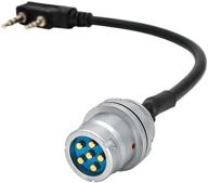 🔌 tac-sky u-283/u 6 pin plug to kenwood adapter: enhance connectivity for prc 152 and 148 walkie talkies with diy connector logo