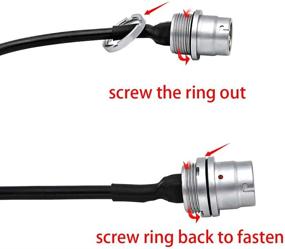 img 1 attached to 🔌 TAC-Sky U-283/U 6 Pin Plug to Kenwood Adapter: Enhance Connectivity for PRC 152 and 148 Walkie Talkies with DIY Connector