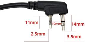 img 2 attached to 🔌 TAC-Sky U-283/U 6 Pin Plug to Kenwood Adapter: Enhance Connectivity for PRC 152 and 148 Walkie Talkies with DIY Connector