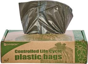 img 4 attached to 🚯 Stout by Envision 30 Gallon Eco-Friendly Degradable Trash Bags - 60 Bags, Heavy Duty 0.8 mil Recycling Garbage Can Liners