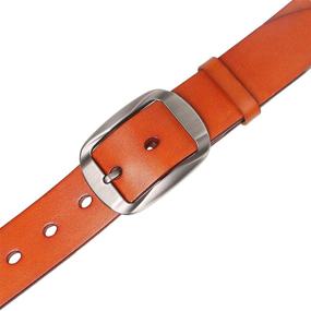 img 1 attached to Timeless Leather Belts for Men: Elevate Your Style with Casual Classic Accessories