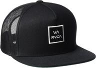 🧢 rvca boys' va all the way trucker hat - ultimate style and comfort logo