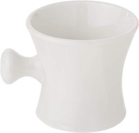 img 2 attached to 🪒 Ceramic Shaving Soap Mug Bowl with Handle for Enhanced Grip