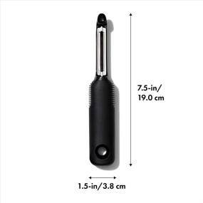 img 3 attached to 🔪 Enhanced Swivel Peeler by OXO Good Grips