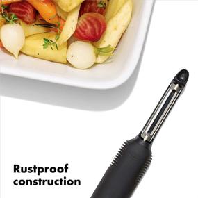 img 1 attached to 🔪 Enhanced Swivel Peeler by OXO Good Grips