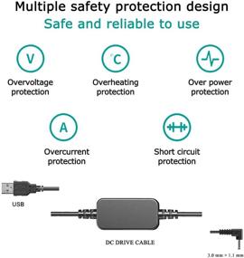 img 3 attached to 🔌 CA-PS700 USB Cable with DR-E17 DC Coupler Dummy Battery for Canon EOS M3 M5 M6 M6 Mark ii