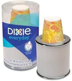 img 2 attached to 🥤 Dixie Dual Cup Dispenser: Get 20 3 oz Cups Included - Perfect for 3 and 5 oz Sizes