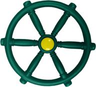 🏴 enhance your swing set adventure with swing-n-slide ws 1524 pirate ship wheel in vibrant green logo