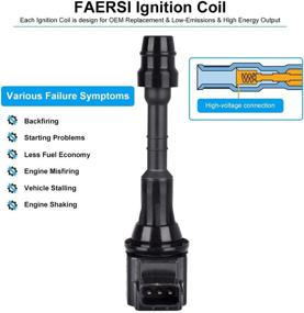 img 1 attached to 🔥 Набор из 8 катушек зажигания для Nissan Titan, Pathfinder, Armada, Infiniti QX56 5.6L 2004-2006 гг. - совместим с OE# UF510, 224487S015, E1010