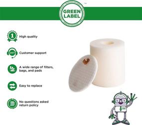 img 3 attached to 🦈 Shark Rotator Pro Lift-Away Vacuum Cleaner Foam and Felt Filter Kit XFF500 by Green Label Brand. Compatible with NV500, NV500CO, and NV501 models.