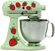 strawberry bakery decals kitchen mixers logo