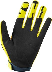 img 1 attached to SHIFT 2020 White Label Air Gloves (Small) (Yellow/Navy)