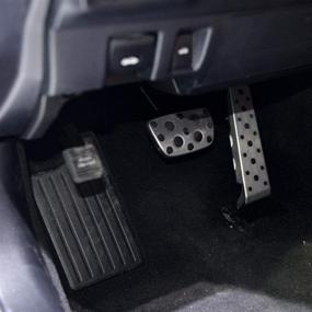 img 2 attached to Stainless Steel Car Brake Accelerator Gas Footrest Pedal Cover for Lexus RX200T RX350 RX450H 2015-2019 Accessories - Enhanced SEO