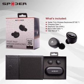 img 2 attached to Spider Wireless Bluetooth Earphones EMIC BT100