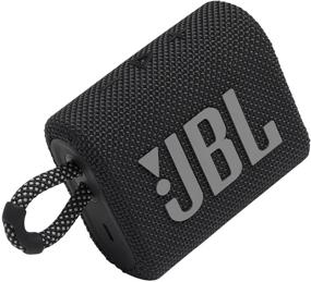 img 1 attached to 🔊 JBL Go 3: Портативная колонка с Bluetooth, встроенным аккумулятором, влагозащитой и защитой от пыли - черный