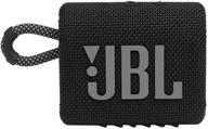 🔊 jbl go 3: portable speaker with bluetooth, built-in battery, waterproof & dustproof - black logo