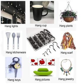 img 2 attached to 🎄 Sparkling IDEALSV Ceiling Christmas Hanging Jewelry: Add Glitter to Your Festive Decor