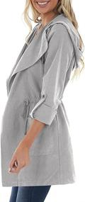 img 2 attached to Imily Bela Jackets Drawstring Pockets Women's Clothing in Coats, Jackets & Vests