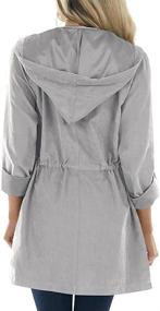 img 1 attached to Imily Bela Jackets Drawstring Pockets Women's Clothing in Coats, Jackets & Vests