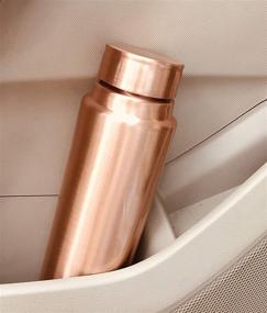 img 1 attached to 🚰 oCopper 100 Pure Copper Water Bottle 34 Oz - Ayurvedic Copper Bottle for a Healthy Life - Leak Proof Copper Water Vessel - Large Size Copper Bottle - Modern Design - Enjoy Benefits of Ayurveda