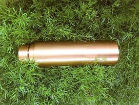 img 3 attached to 🚰 oCopper 100 Pure Copper Water Bottle 34 Oz - Ayurvedic Copper Bottle for a Healthy Life - Leak Proof Copper Water Vessel - Large Size Copper Bottle - Modern Design - Enjoy Benefits of Ayurveda