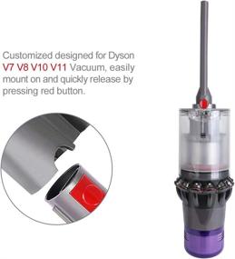 img 3 attached to 🔧 LANMU Quick Release Crevice Tool for Dyson V15 V11 V10 V8 V7 Outsize Vacuum Cleaner - Replacement Attachment Accessories with Enhanced Compatibility