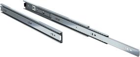 img 2 attached to 💪 Enhance Your Cabinet and Desk Drawers with TCH Hardware's 22" Inch 100 LB Steel Full Extension Ball Bearing Drawer Slides – Durable and Smooth Functionality