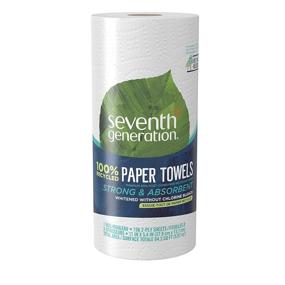 img 4 attached to 🌿 Seventh Generation 100% Recycled Paper Towels - 156 Sheets, 2-Ply (Packaging May Vary)