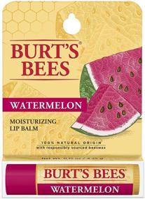 img 4 attached to Бальзам для губ с ароматом арбуза Burt's Bees: уход за губами на натуральной основе