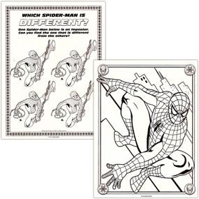 img 1 attached to 🕷️ Spiderman Ultimate Coloring Book Set - 3 Activity Books with Spiderman Tattoos by Marvel