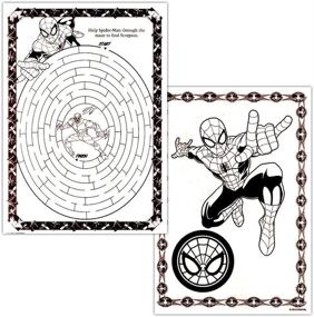 img 2 attached to 🕷️ Spiderman Ultimate Coloring Book Set - 3 Activity Books with Spiderman Tattoos by Marvel