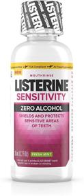 img 3 attached to 🌬️ Listerine Sensitivity Zero Alcohol Fresh Mint Travel Size Mouthwash 3.2oz (12 Pack) - Convenient and Portable Oral Care Solution