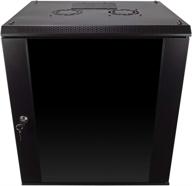 📦 navepoint 12u wall mount server cabinet network enclosure with locks and fan - consumer series logo