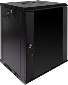 img 3 attached to 📦 NavePoint 12U Wall Mount Server Cabinet Network Enclosure with Locks and Fan - Consumer Series