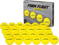 🏌️ improve your golf skills with gosports foam flight practice golf balls - 24-pack limited flight training balls available in classic white or hi-vis yellow logo