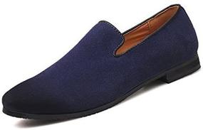 img 1 attached to 👞 Comfortable Fashion Leather Loafers: Stylish Moccasins